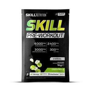 Skill Nutrition Skill Pre-Workout, Green Apple - 16 grams (1