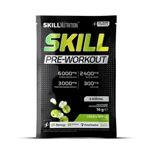 Skill Nutrition Skill Pre-Workout, Green Apple - 16 grams (1