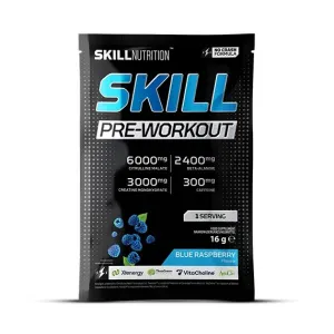 Skill Nutrition Skill Pre-Workout, Blue Raspberry - 16 grams (1