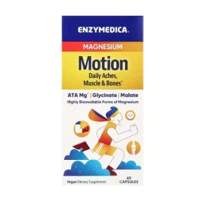 Enzymedica Magnesium Motion, 60-120 caps