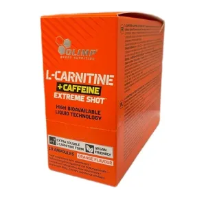 Olimp Nutrition L Carnitine + Caffeine Extreme Shot, 10 x 25 ml