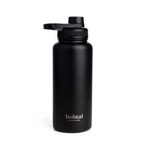 SmartShake Bohtal Insulated Sports Bottle, Black, 960 ml