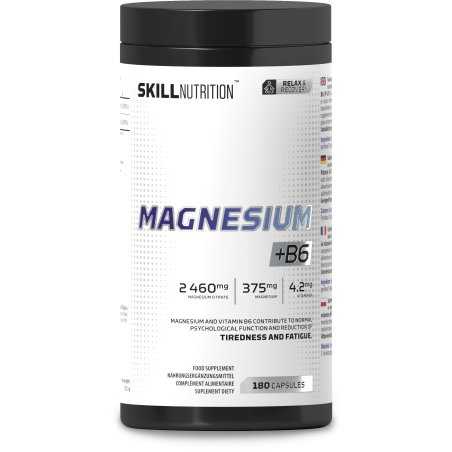 Skill Nutrition Magnesium + B6, 90-180 caps