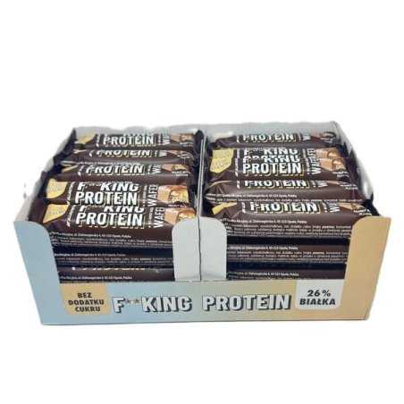 Allnutrition Fitking baltyminis vaflių batonėlis su kremu ir