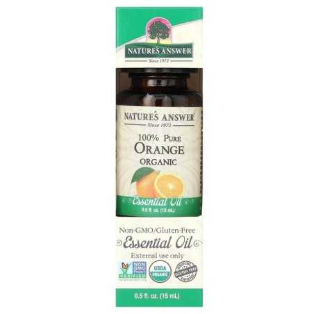 Nature's Answer 100% Pure Orange Essential Oil - 15 ml.