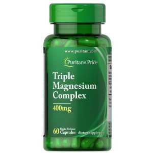 Puritan's Pride Triple Magnesium Complex, 400 mg - 60 caps