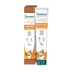 Himalaya Whitening Antiplaque Toothpaste Curcuma + Coconut Oil