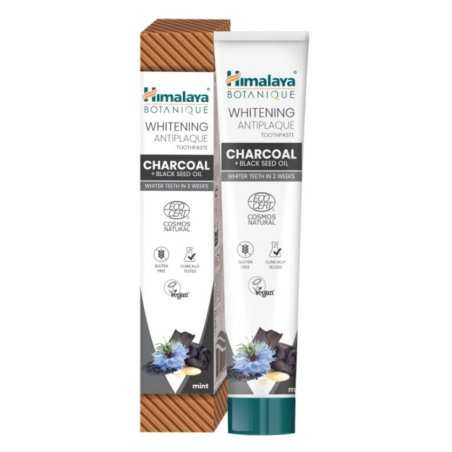 Himalaya Whitening Antiplaque Toothpaste Charcoal + Black Seed