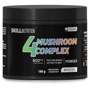 SKILL NUTRITION 4 Mushroom Complex – Lion’s Mane, Cordyceps