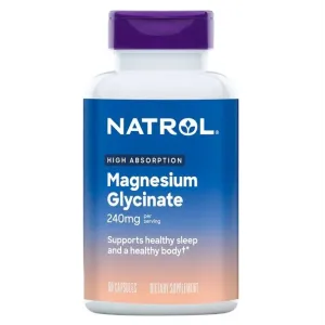Natrol High Absorption Magnesium Glycinate, 240mg - 60 caps