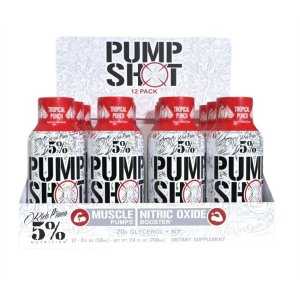 5% Nutrition Pump Shot, Tropical Punch - 12 x 59 ml.