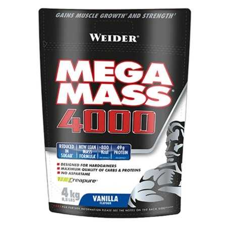 Weider Mega Mass 4000, 3000-7000 grams