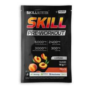 SKILL NUTRITION Skill Pre-Workout, Peach – 16 g (1 porcija)