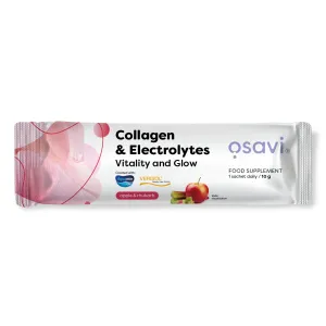Osavi Collagen Electrolytes Vitality and Glow, Apple & Rhubarb - 10 grams (1 serving)