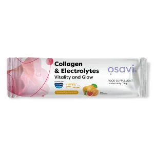 Osavi Collagen Electrolytes Vitality and Glow, Orange & Grapefruit - 10 grams (1 serving)