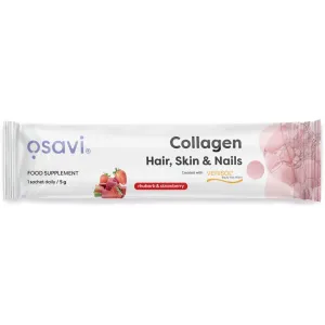 Osavi Collagen Peptides (Hair Skin & Nails), Rhubarb & Strawberry - 5 grams (1 serving)