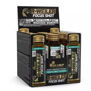 Olimp Nutrition R-Weiler Focus Shot, Fruit & Mint - 9 x 60 ml.
