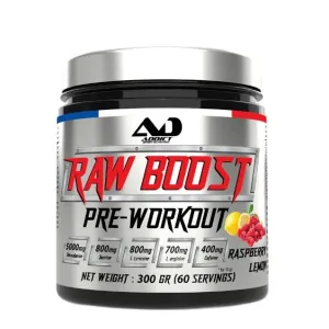 Addict Sport Nutrition Raw Boost Pre Workout, 300 grams