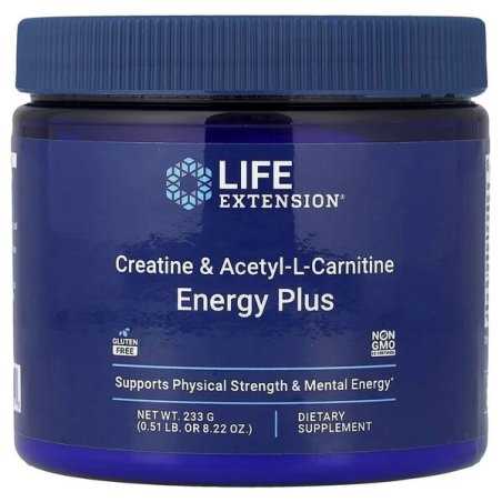 Life Extension Creatine & Acetyl-L-Carnitine Energy Plus - 233