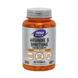 NOW Arginine & Ornithine 100 Veg. 