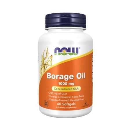 NOW Borage Oil 1000mg 60 Softgels