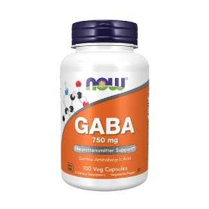 NOW GABA 750 mg 100 Veg. 