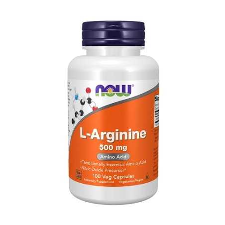NOW L-Arginine 500mg 100 Veg. 