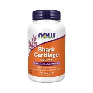 NOW Shark Cartilage 750mg 100 kapsulių
