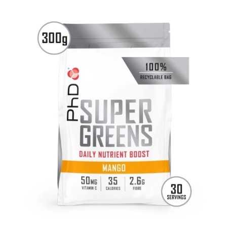 PhD® Super Greens milteliai 300g