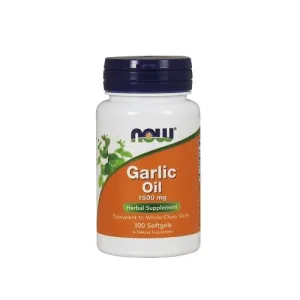 NOW Garlic Oil 1500mg 100 Soft Gels