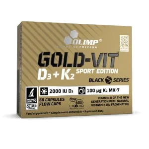 Olimp Gold-Vit D3+K2 Sport Edition Vitamins 60 Capsules