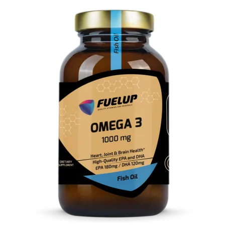 Omega 3 (TG) 1000 mg – žuvų taukai su EPA + DHA | FUELUP
