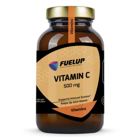 Vitaminas C 500 mg 90/180 veg kaps – FUELUP (JAV gamyba)