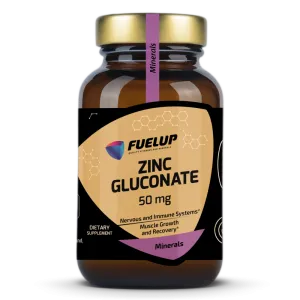 Cinko gliukonatas 50 mg – 100 tablečių | FUELUP