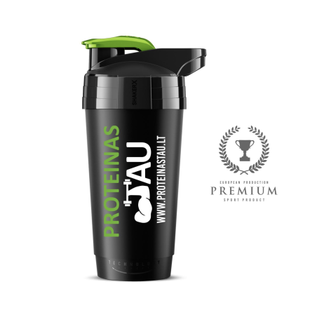 Proteinastau shakeris 700 ml – sandarus, BPA Free, su skale