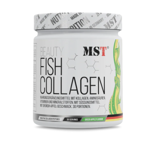 MST Beauty Fish Collagen – žuvų kolageno peptidai + hialurono rūgštis, MSM, biotinas, 30 porcijų - proteinastau.lt