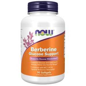 NOW Berberine Glucose Support 90 kaps.