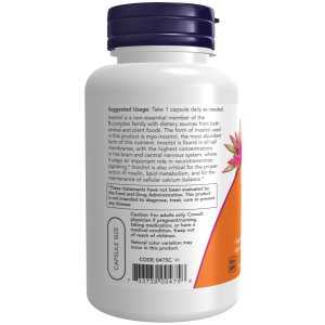 NOW Inositol 500mg 100 kaps.