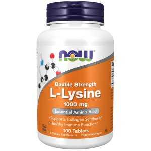 NOW L-Lysine 1000mg 100 tab.