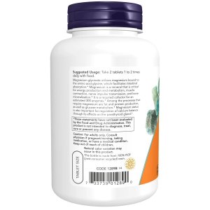 NOW Magnesium Glycinate 180 tab.