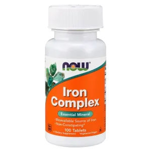 NOW Foods Iron Complex - 100 tablets