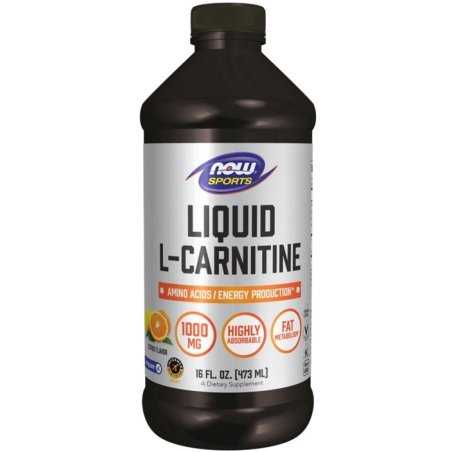 NOW Foods Liquid L Carnitine, 1000mg, 473 ml