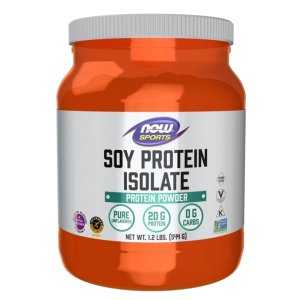 NOW Foods Soy Protein Isolate, Unflavored - 544 grams