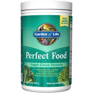Garden of Life Perfect Food Super Green Formula, Powder, 300 grams