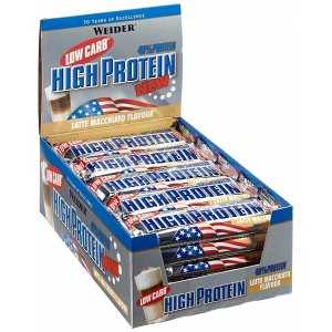 Weider 40% Low Carb High Protein Bar, 24 x 50g