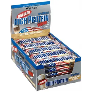 Weider 40% Low Carb High Protein Bar, 24 x 50g