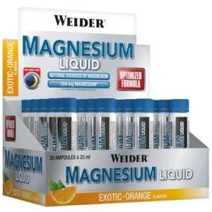 Weider Magnesium Liquid, Exotic-Orange - 20 x 25 ml.