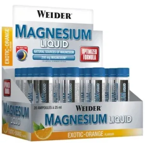 Weider Magnesium Liquid, Exotic-Orange - 20 x 25 ml.