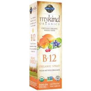 Garden of Life Mykind B-12 Spray, Raspberry - 58 ml.