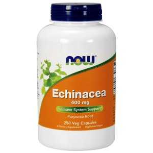 NOW Foods Echinacea, 400mg, 100-250 vcaps